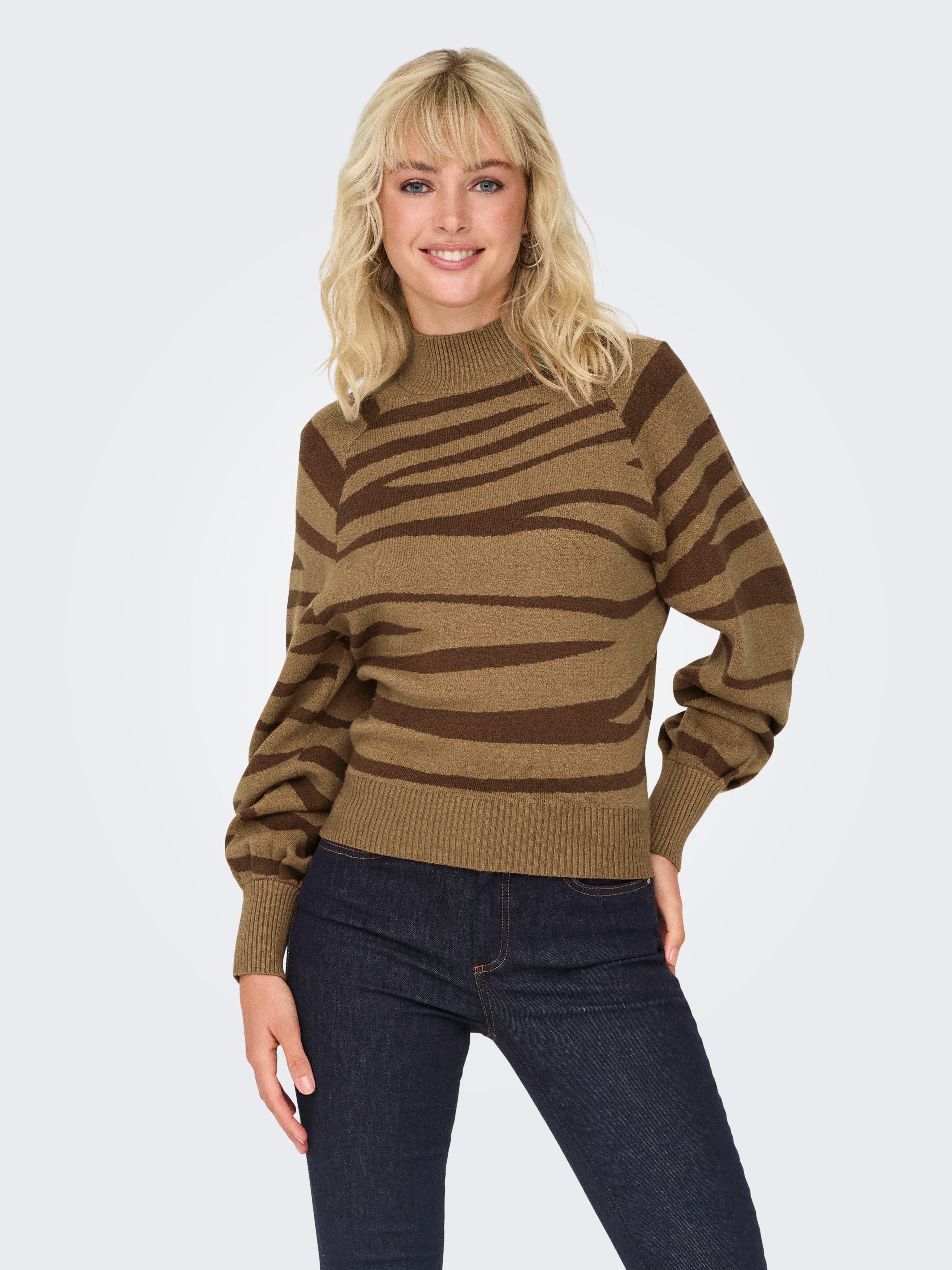 Stehkragenpullover ONLFRIDA LIFE LS HIGHNECK CC KNT