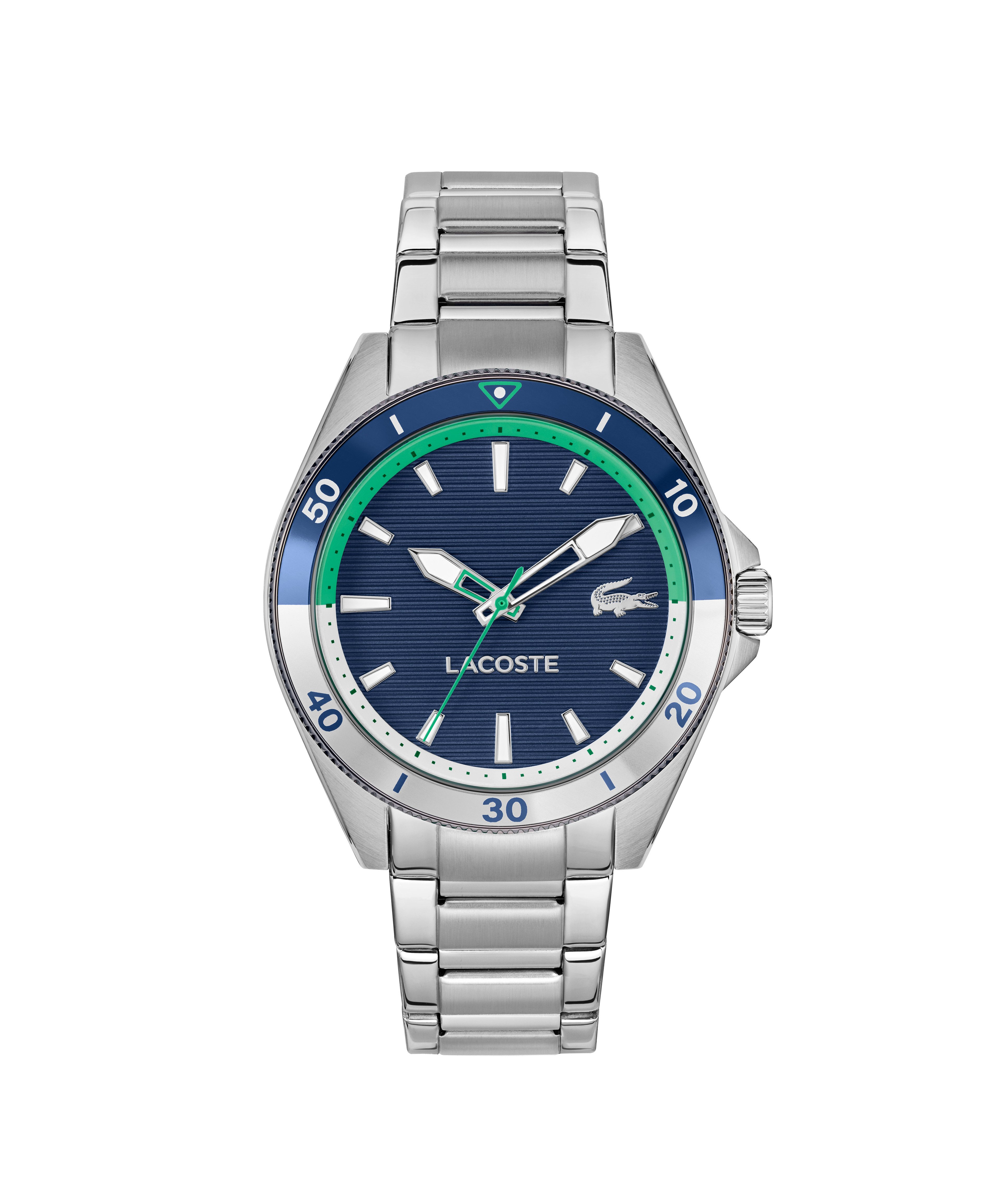 Lacoste Quarzuhr MAINSAIL 2011458, Armbanduhr, Herrenuhr, Edelstahlarmband, analog