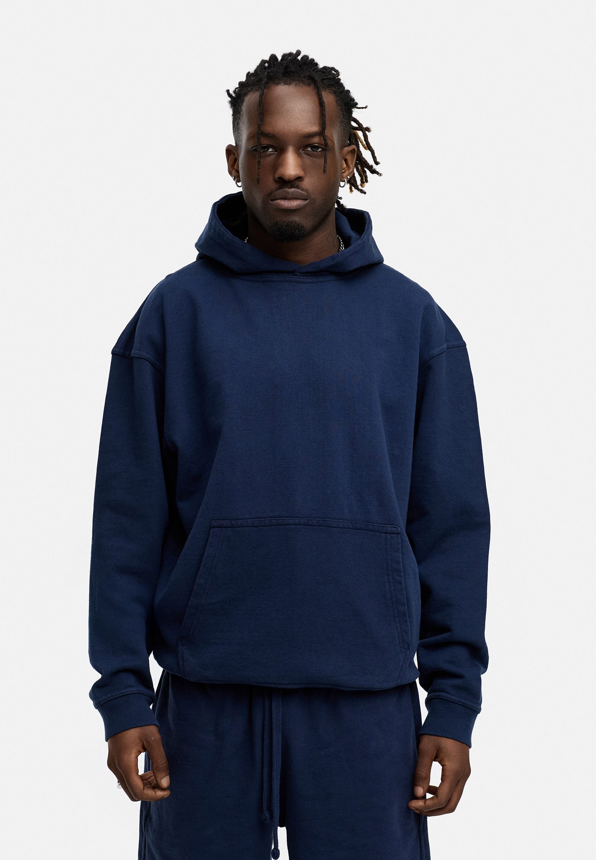 BEHYPE STUDIOS Hoodie IM OVERSIZE FIT Herren Cord-less Kapuzenpullover lockeres Kapuzen-Sweatshirt Sweater