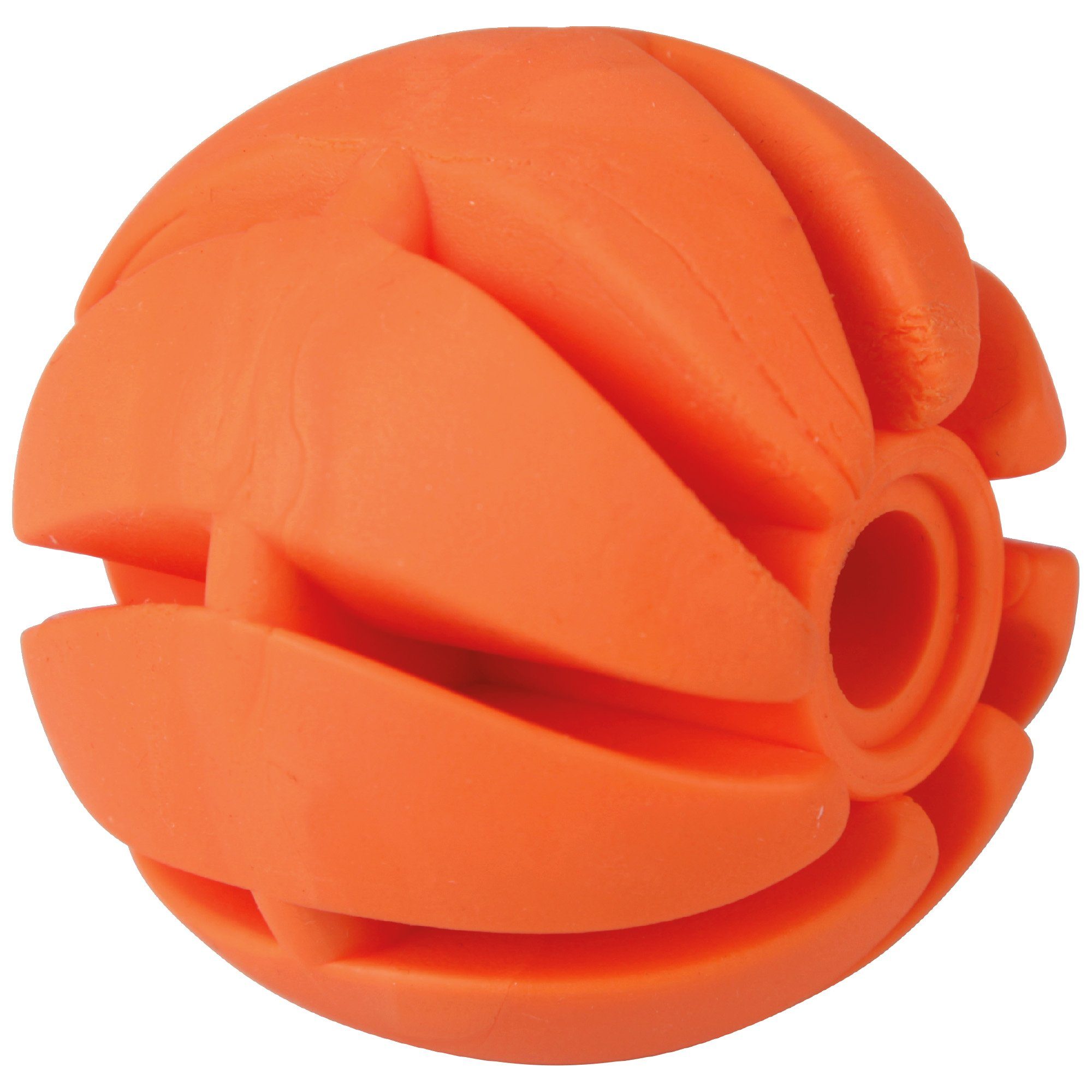 Wurfspielzeug Spielball Ø7cm TPR, Tierball Hunde Hundespielzeug Orange Bestlivings Spiralball, - 100% (1-tlg)