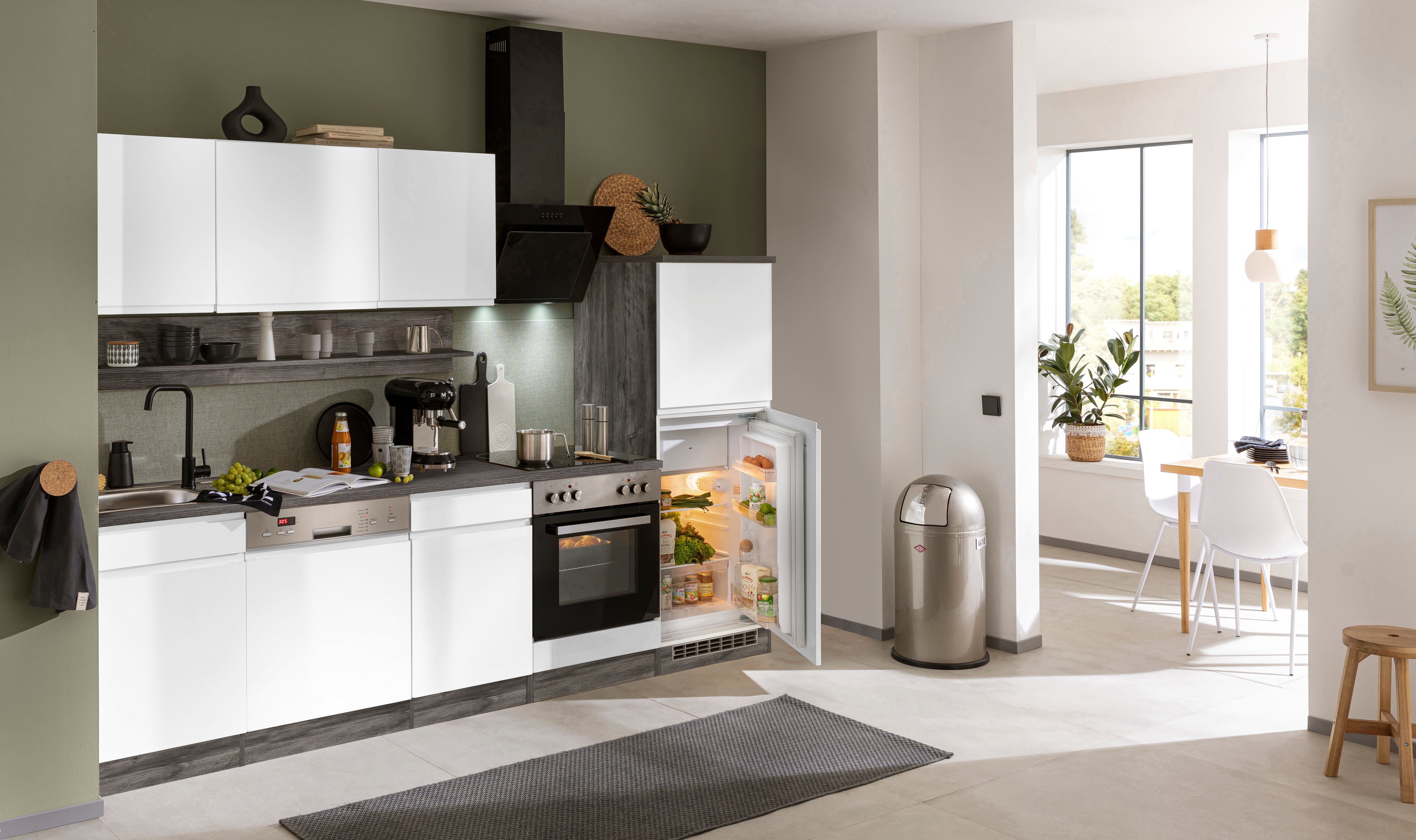 KOCHSTATION Küchenzeile KS-Virginia, Breite 280 cm, günstig online kaufen