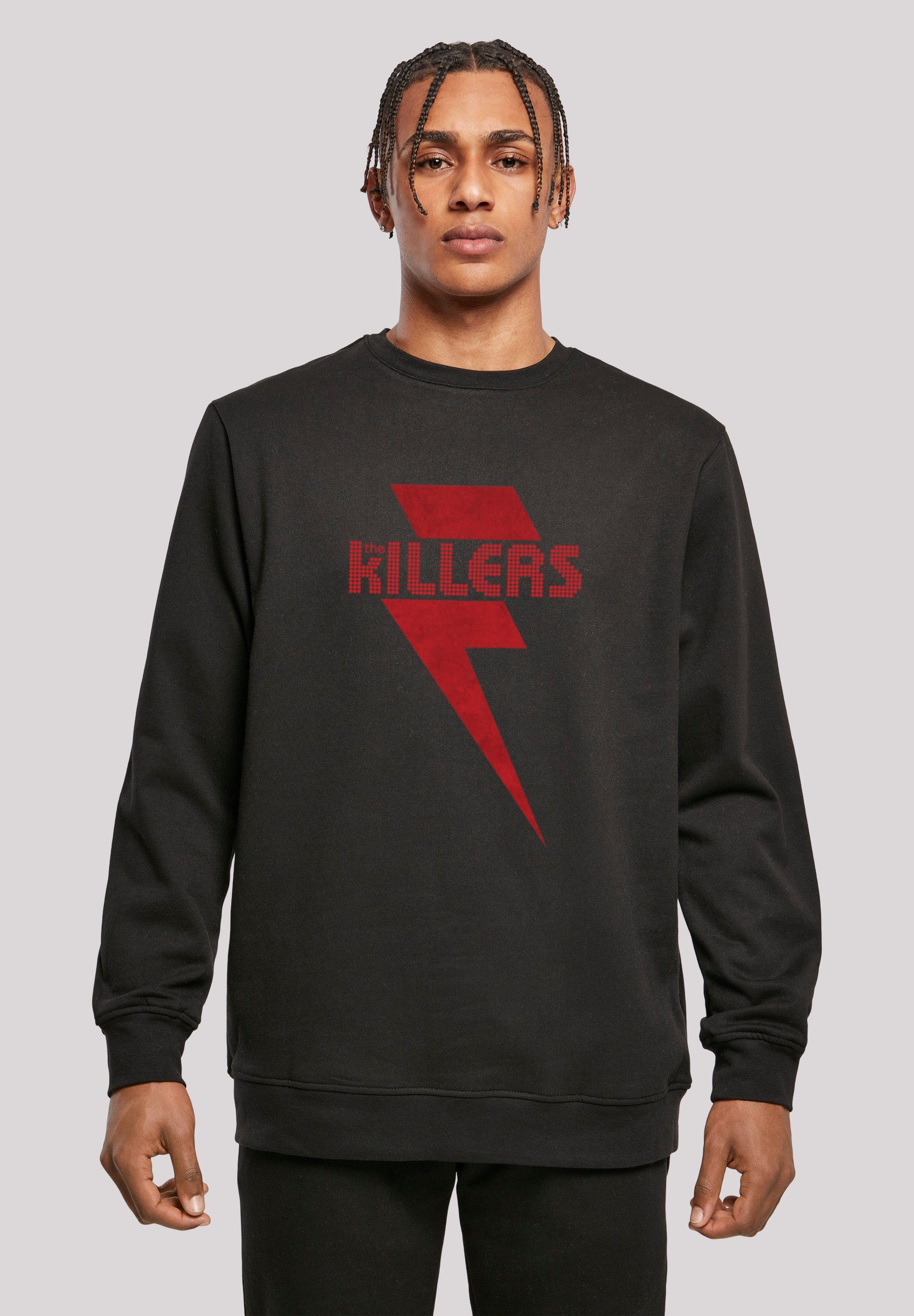 F4NT4STIC Kapuzenpullover Offiziell Sweatshirt lizenziertes The Print, Killers Rockband Killers Bolt Red The Black