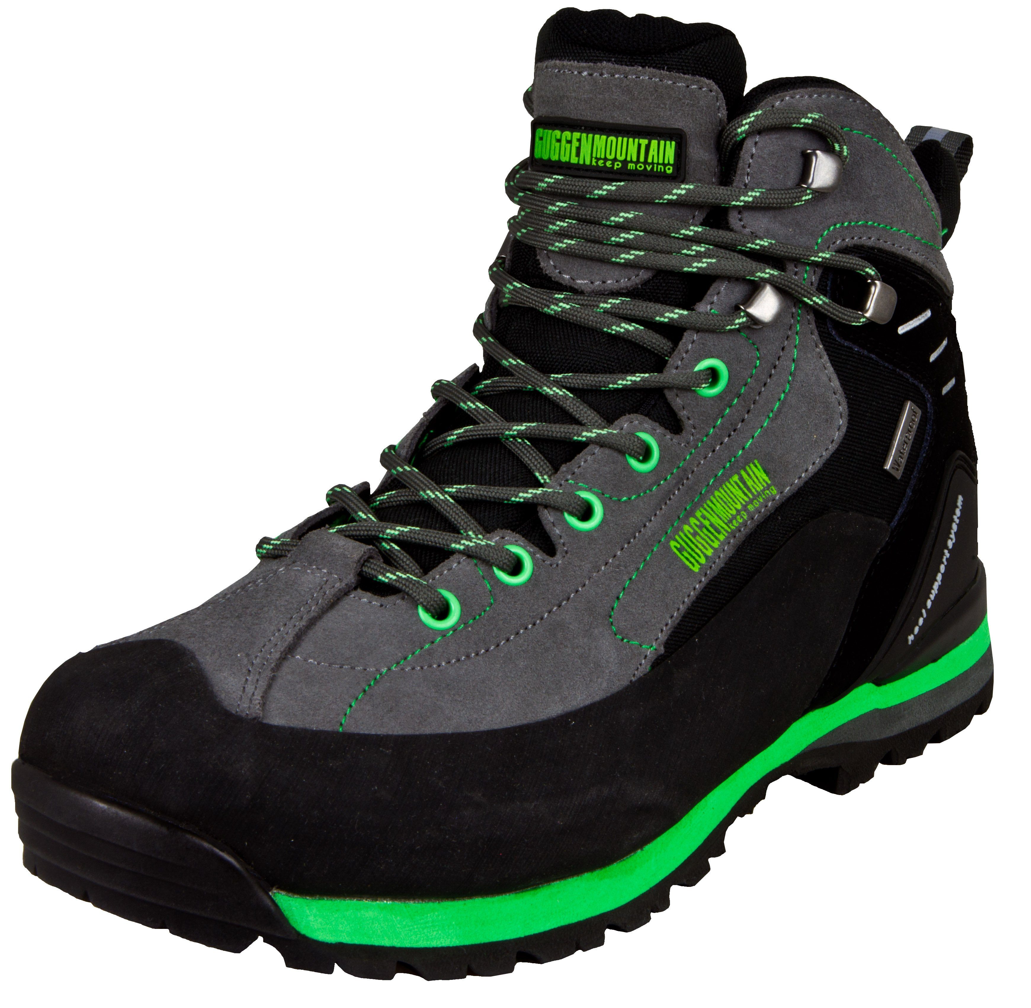 GUGGEN Mountain PM020 Wanderstiefel Wanderschuhe Stiefel Damen und Herren Stiefel Seitlicher Gummischutz; Wasserdicht Membrane; Verstärkte Schuhspitze