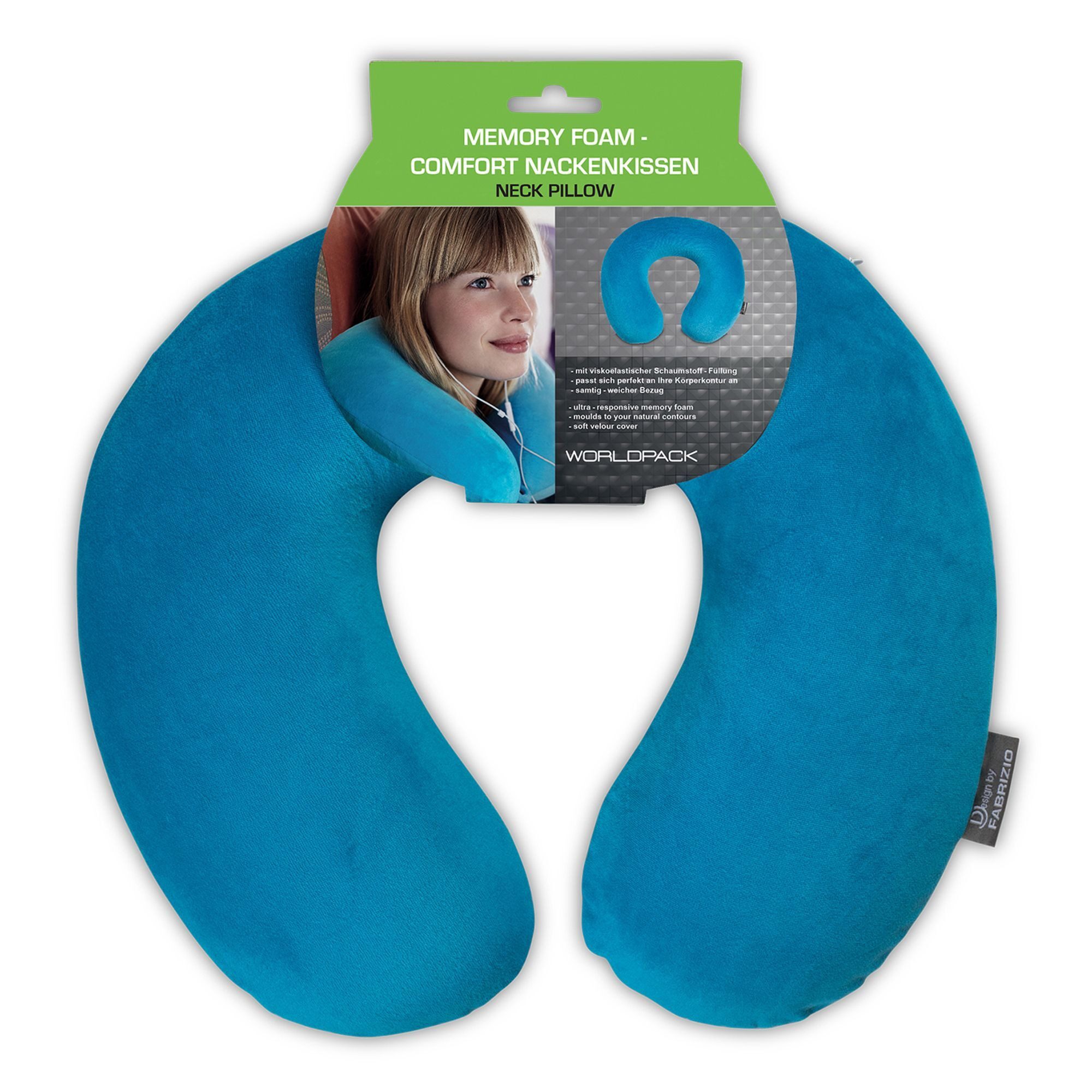 WORLDPACK Nackenstützkissen, Bezug: Fleece, Fleece günstig online kaufen