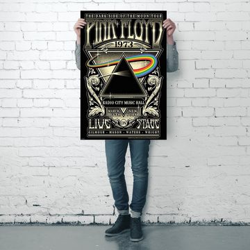 PYRAMID Poster Pink Floyd Poster Radio City.. Music Hall, New York 61 x