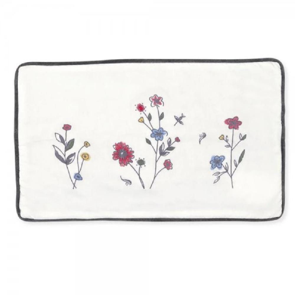 Greengate Kissenhülle Kissenhülle mit Stickerei Venissa White (30 x 50 cm)