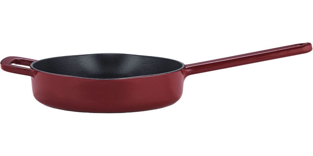 Fissler Bratpfanne Moments Collection Gusseisen, Pfanne, rund, Schüttrand mit Ausgießern, Gusseisen (1-tlg), Aroma-Bratfläche mit natürlichem Antihafteffekt