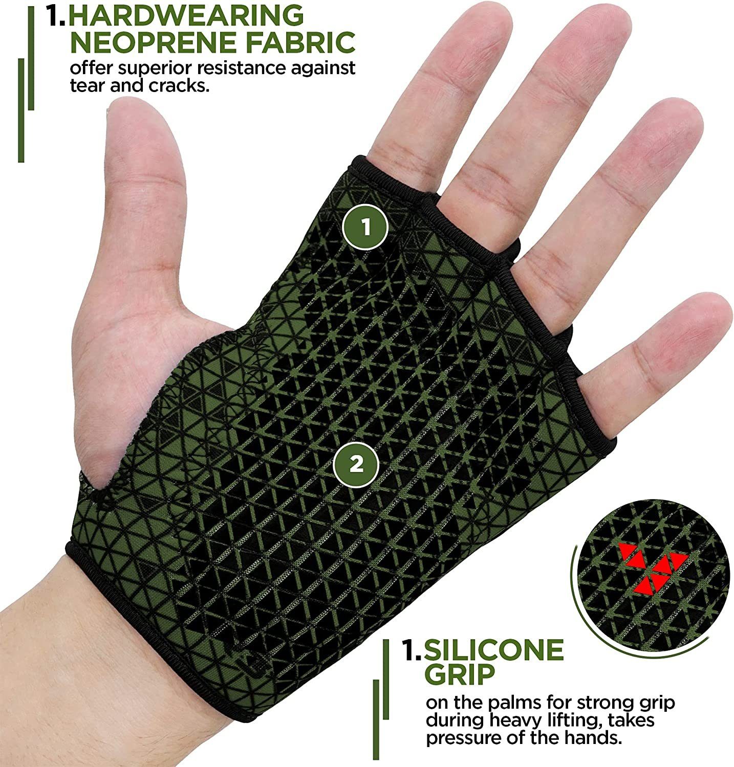 RDX Trainingshandschuhe RDX Fitness Handschuhe Grip Pads Grip Pads Männer F günstig online kaufen