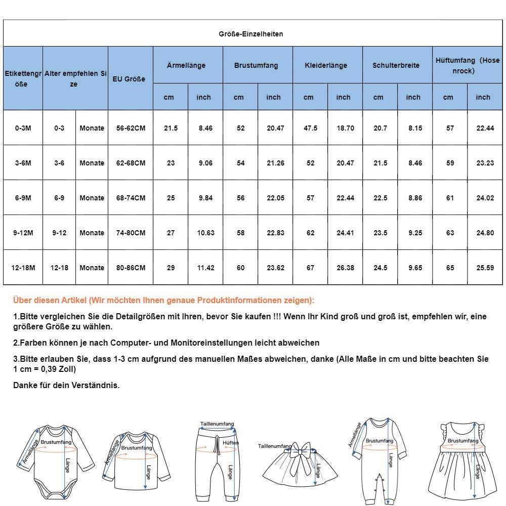Lapastyle Strampler Kapuzenpullover für Baby Jungen Mädchen, warmer Overall mit Herzmuster (1-tlg) Baby Strampler mit Reißverschluss, einfarbige Kleidung