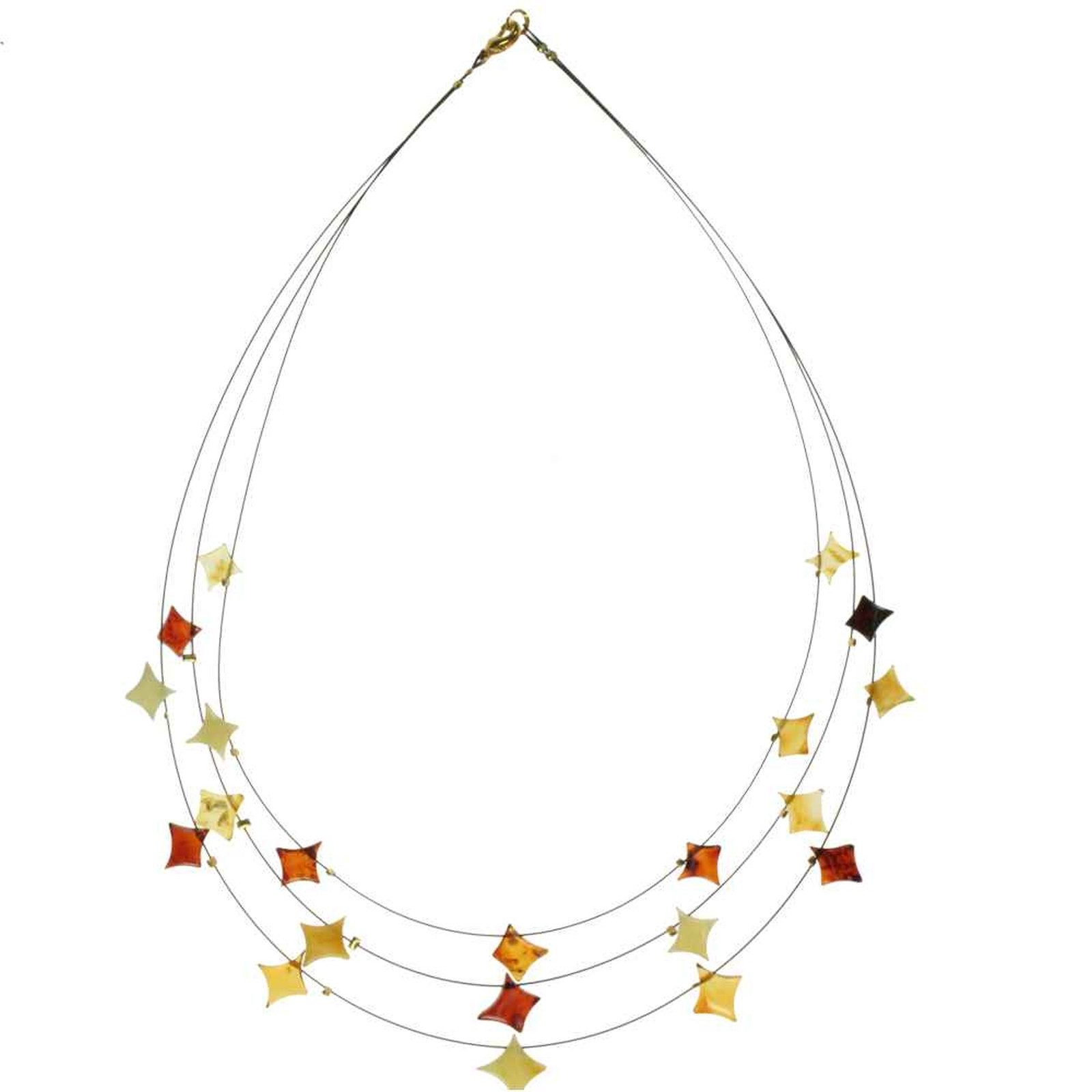 OSTSEE-SCHMUCK Collier Ostsee-Schmuck Collier Carre' Collier Carre' (1-tlg)