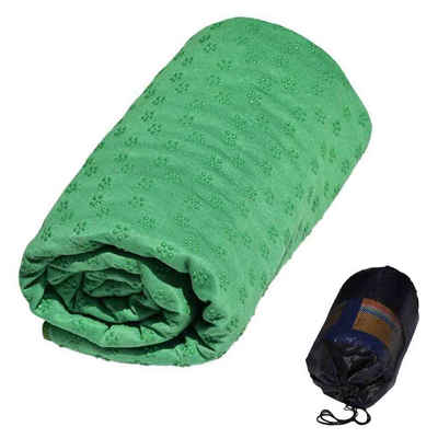 Lubgitsr Sporthandtuch Yoga-Handtuch, Mikrofaser, rutschfest und schweißabsorbierend