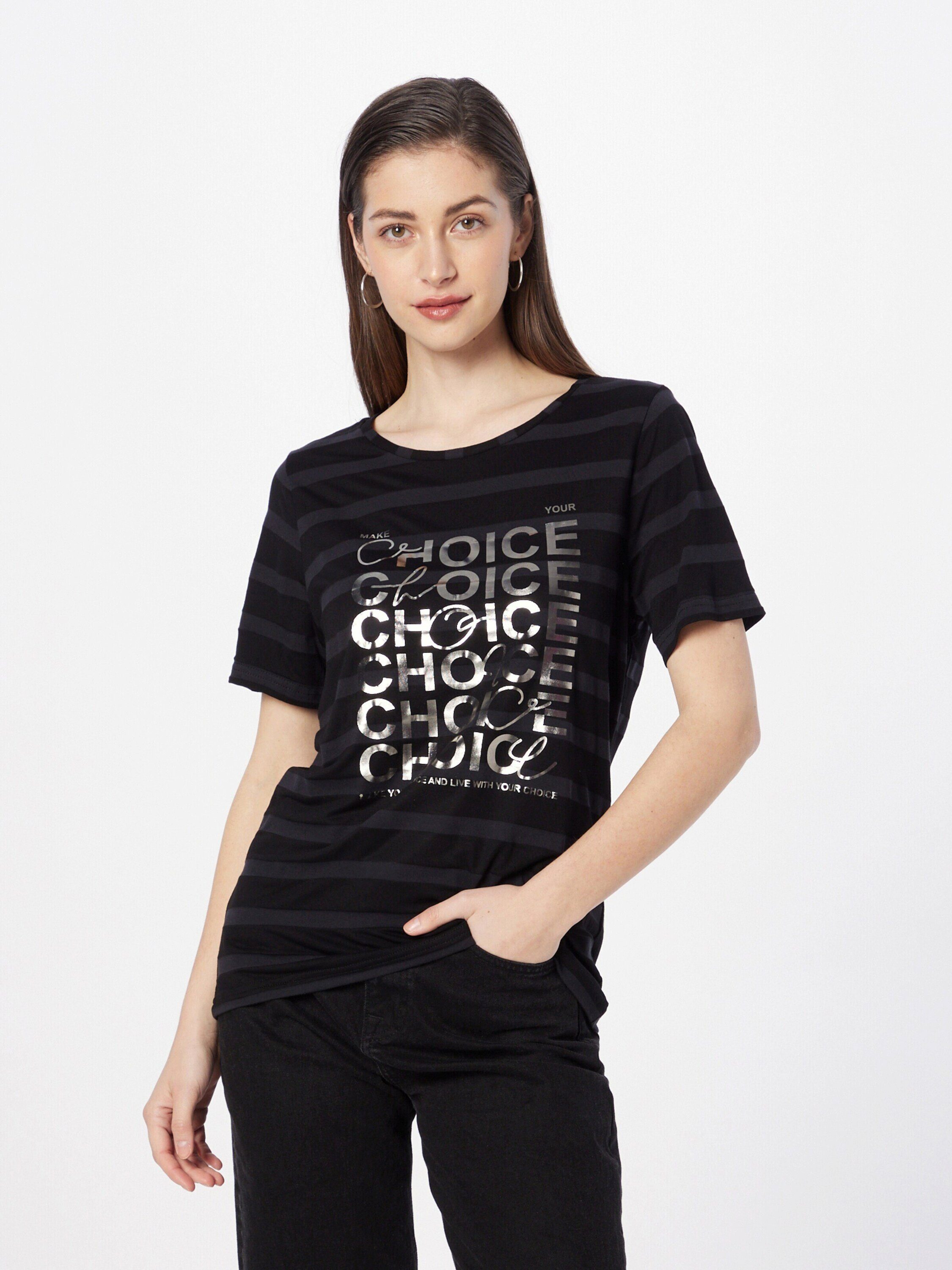 Plain/ohne CHOICE (1-tlg) T-Shirt Largo Details Key