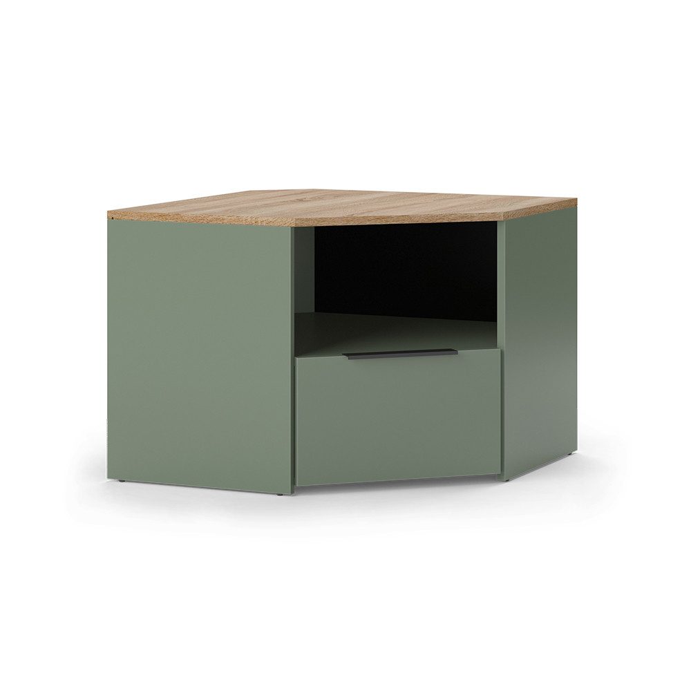 Vicco Lowboard Wido, Grün/Sonoma, 68 x 50 cm (1 St)