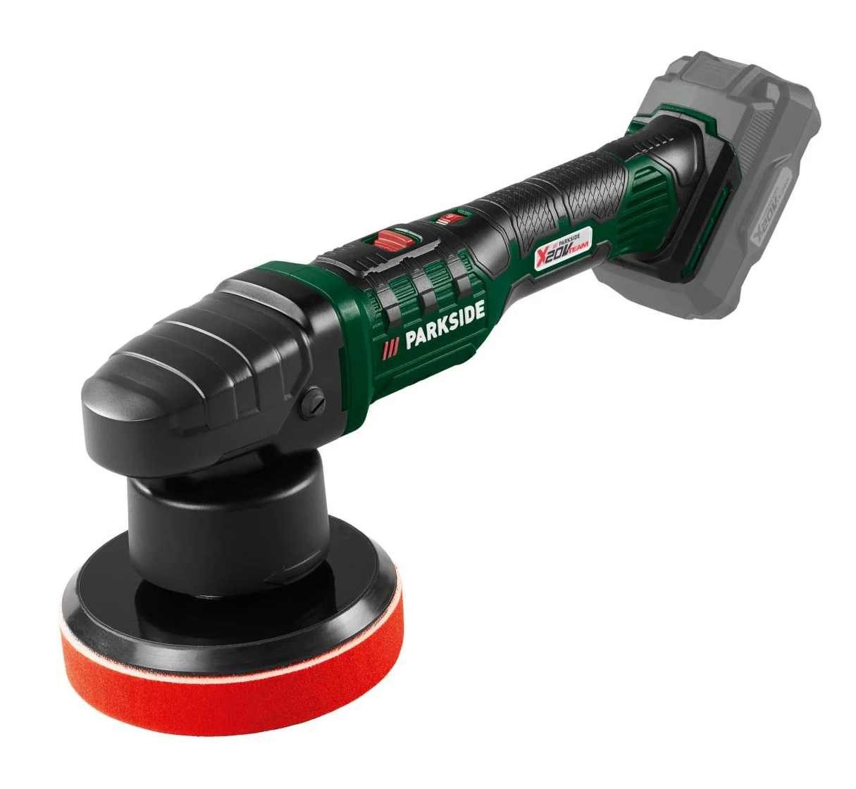 Parkside Akku-Hochentaster PARKSIDE 20 V Akku-Poliermaschine PPMA 20-Li, Akku 2.0 AAh / Ladegerät