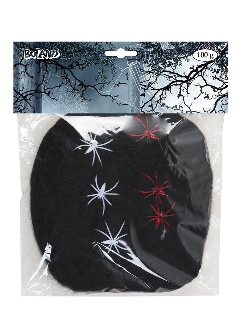 Dekoobjekt Schwarze Spinnweben Halloween Deko Outdoor Indoor