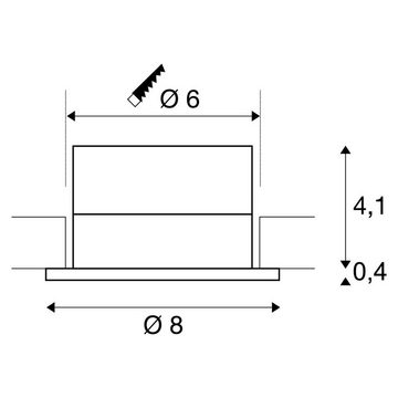 SLV Einbauleuchte PATTA-F