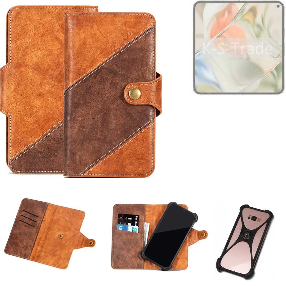 K-S-Trade Handyhülle für Google Pixel 9 Pro Fold, Handyhülle Schutzhülle Bookstyle Case Wallet-Case Cover