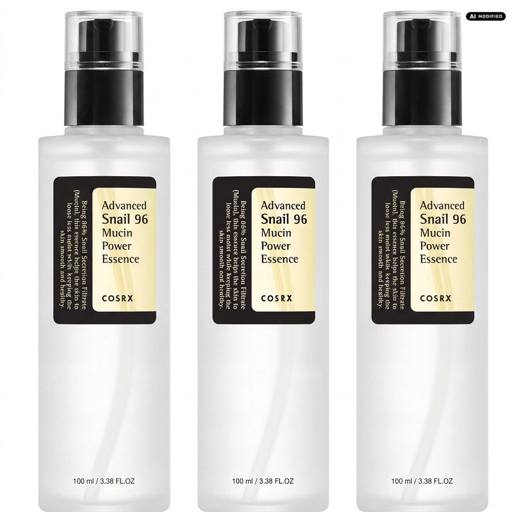 Cosrx Gesichtsserum Cosrx Advanced Snail 96 Mucin Power Essence 3er Set, 1-tlg., Essenz mit 96 % Schneckensekret-Filtrat im praktischen 3er Set