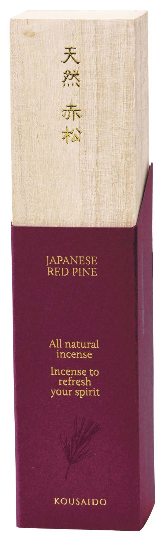Kousaido Räucherstäbchen Hochwertige natürliche japanische Rotkiefer Räucherstäbchen (1-St)