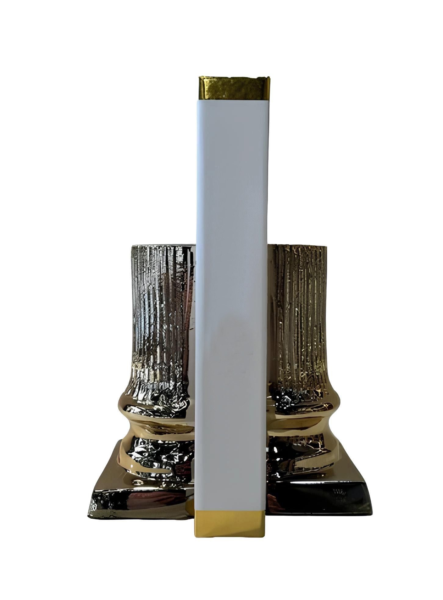 JVmoebel Buchstütze Design Buch halter Vergoldet Buch Modern Designer Halter Luxus (Buch halter), Made in Europa