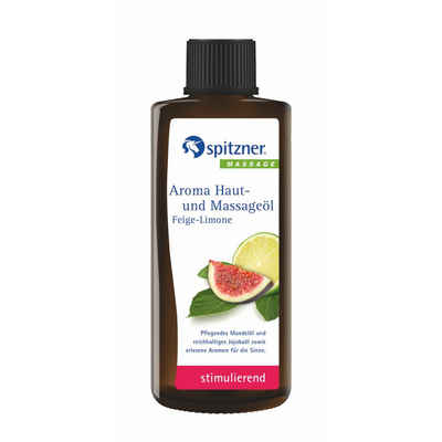 Spitzner Massageöl Spitzner Aroma Haut- und Massageöl Feige Limone 190 ml