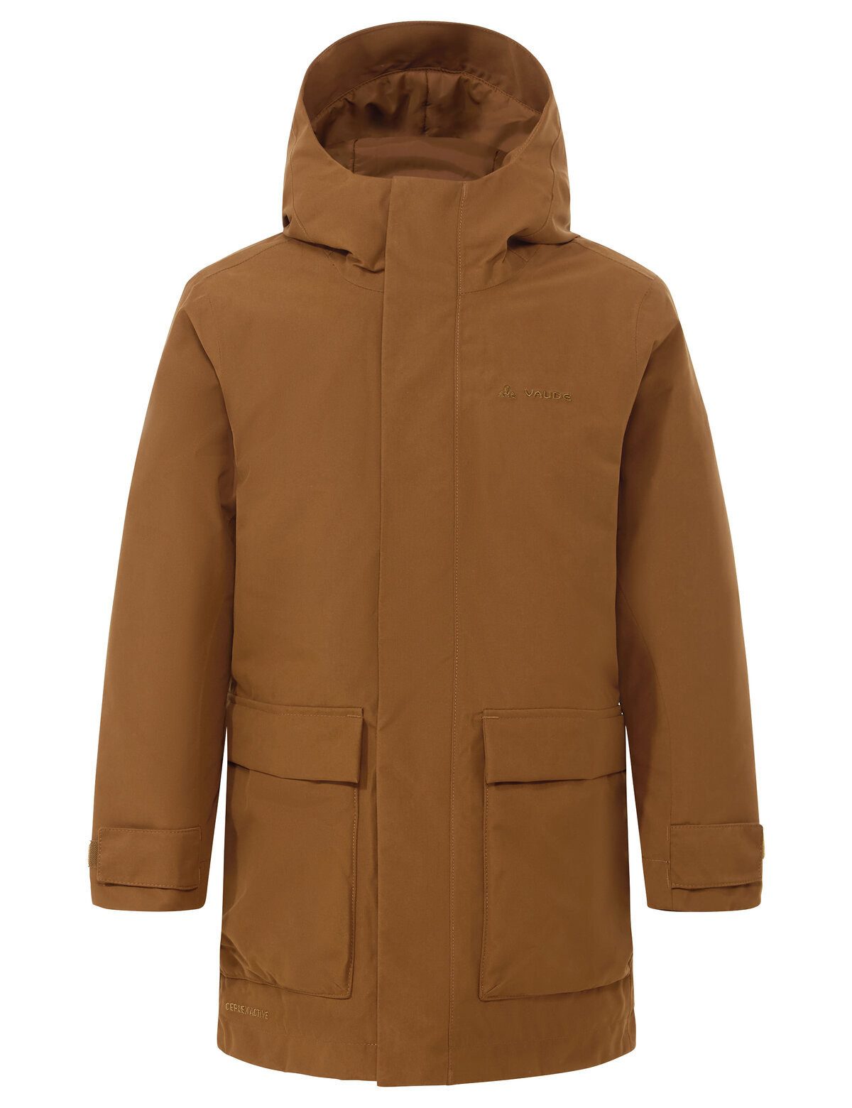 VAUDE Outdoorjacke Kids Lulea 2L Padded Parka (1-St) schützt vor Regen und Kälte auf dem Schulweg