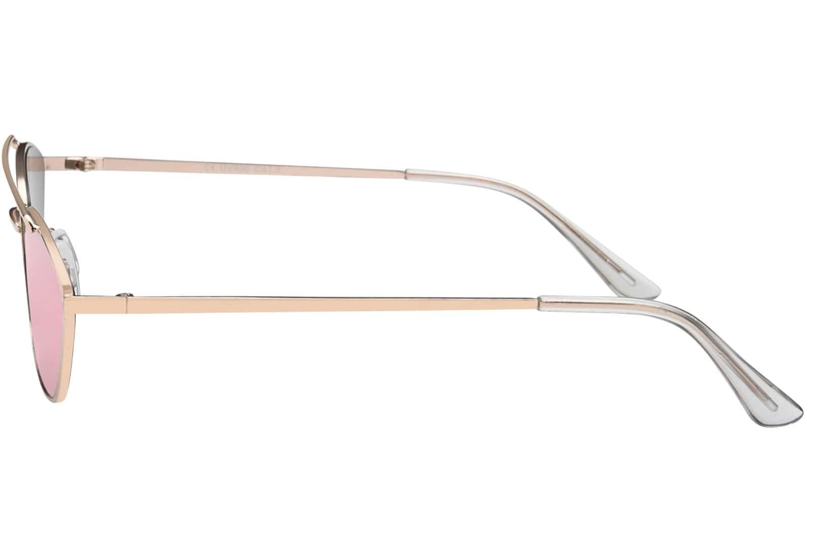 BEZLIT Eyewear Sonnenbrille Rundglas Designer Damen Sonnenbrille (1-St) mit schwarzen, rosa-grün, silber-verspiegelt und silber-hellblau