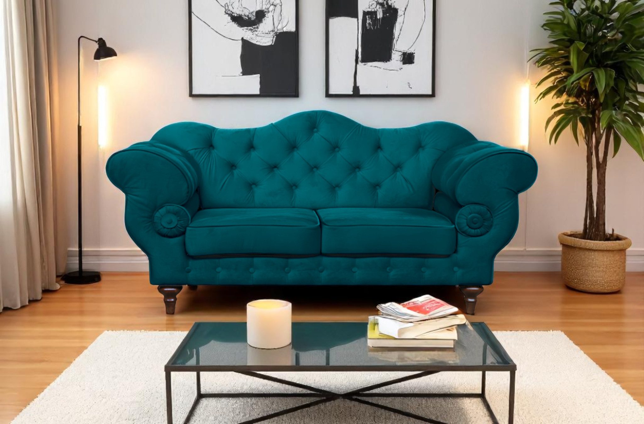 ROYAL24_MARKT Chesterfield-Sofa - Gloria - Premium günstig online kaufen