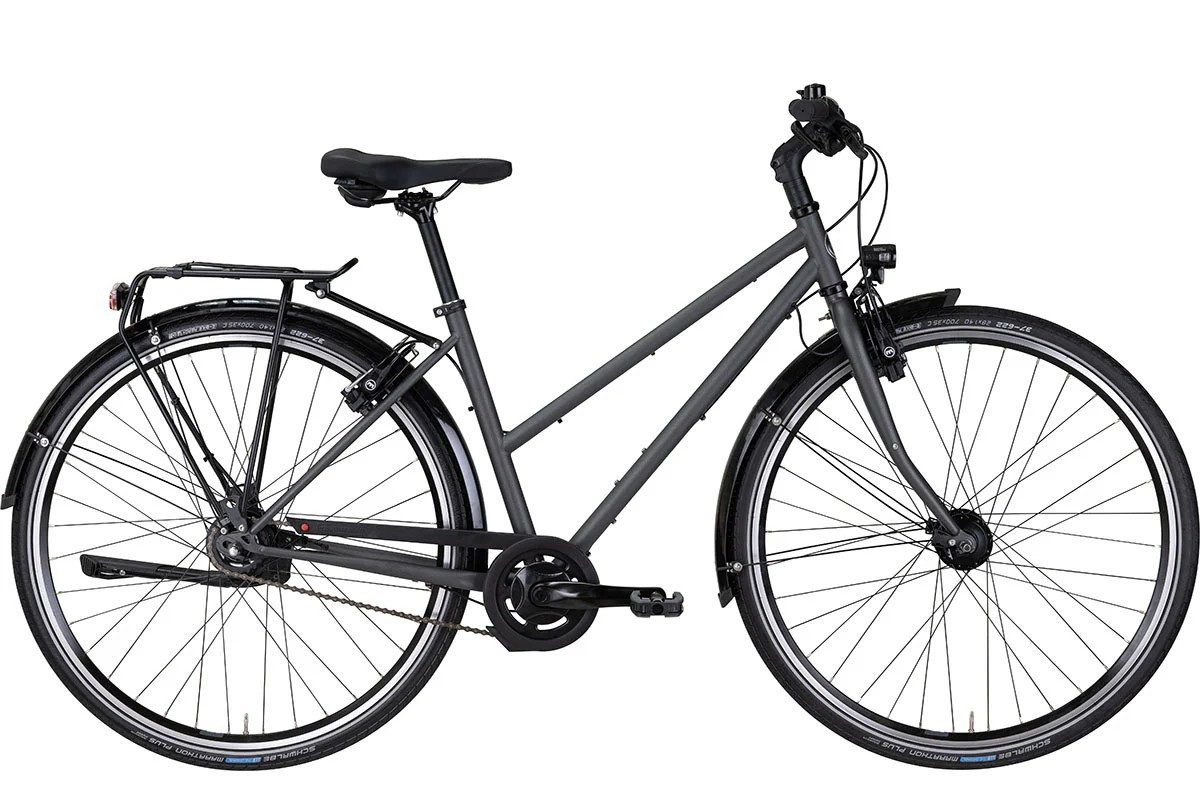 Kreidler Cityrad City S1, Shimano Nexus 8-Gang Premium, Freilauf, HS22, 8 Gang Shimano Aline 8-Gang, Trigger Schaltwerk