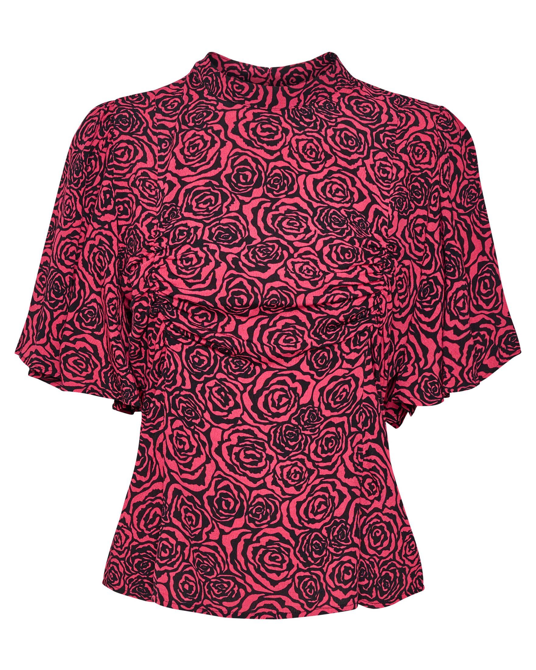 Klassische Bluse Damen Bluse ROSYGZ 3/4-Arm