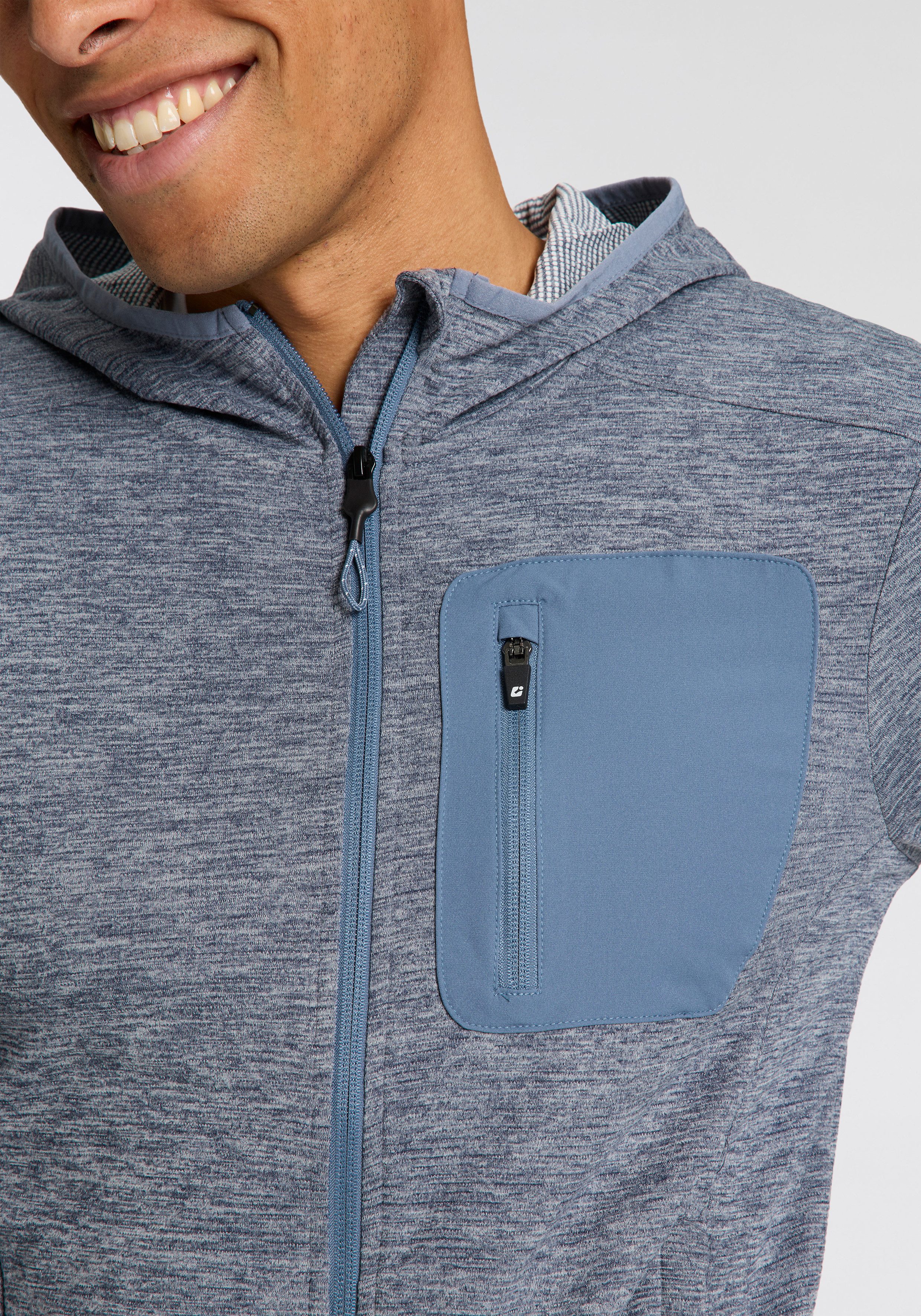 Killtec Funktionsjacke KOS 243 MN FLX JCKT wärmende Funktion, als Übergangsjacke geeignet, sportlicher Stil – Bild 3 von 5