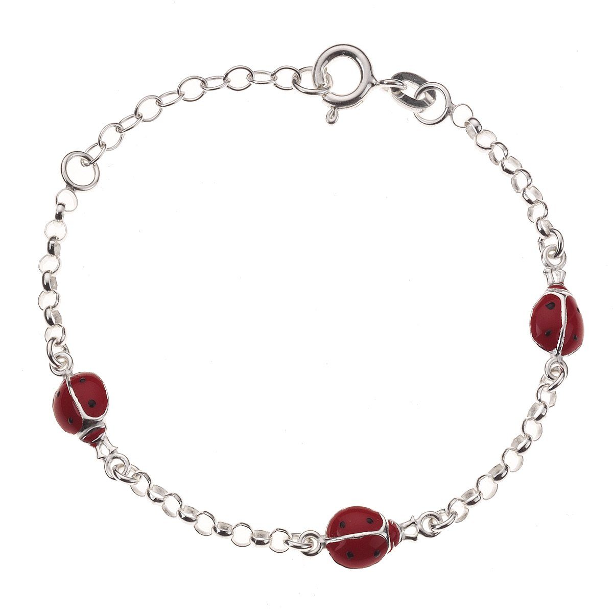 925/- Vivance Armband Silber Marienkäfer Sterling