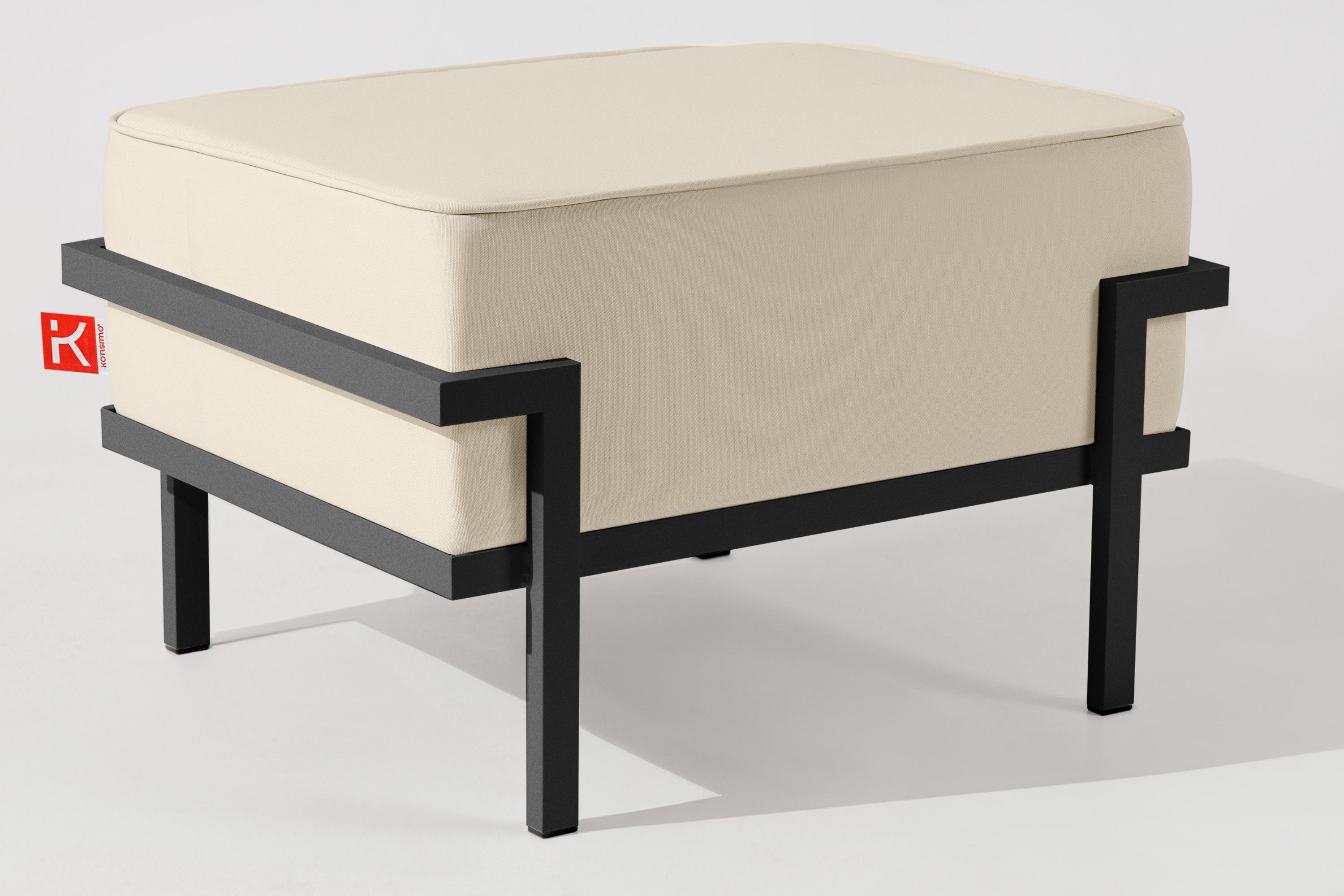 KONSIMO® Gartenlounge-Hocker TRIGLO Garten-Puffs, Gewicht: 10 günstig online kaufen