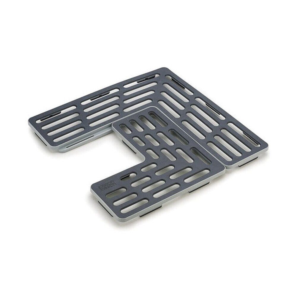 Joseph Joseph Siebventil Spülbeckenschutz SinkSaver grau, 1-tlg., Spülbeckenschutz SinkSaver grau, 28,50cm, Gummi, grau