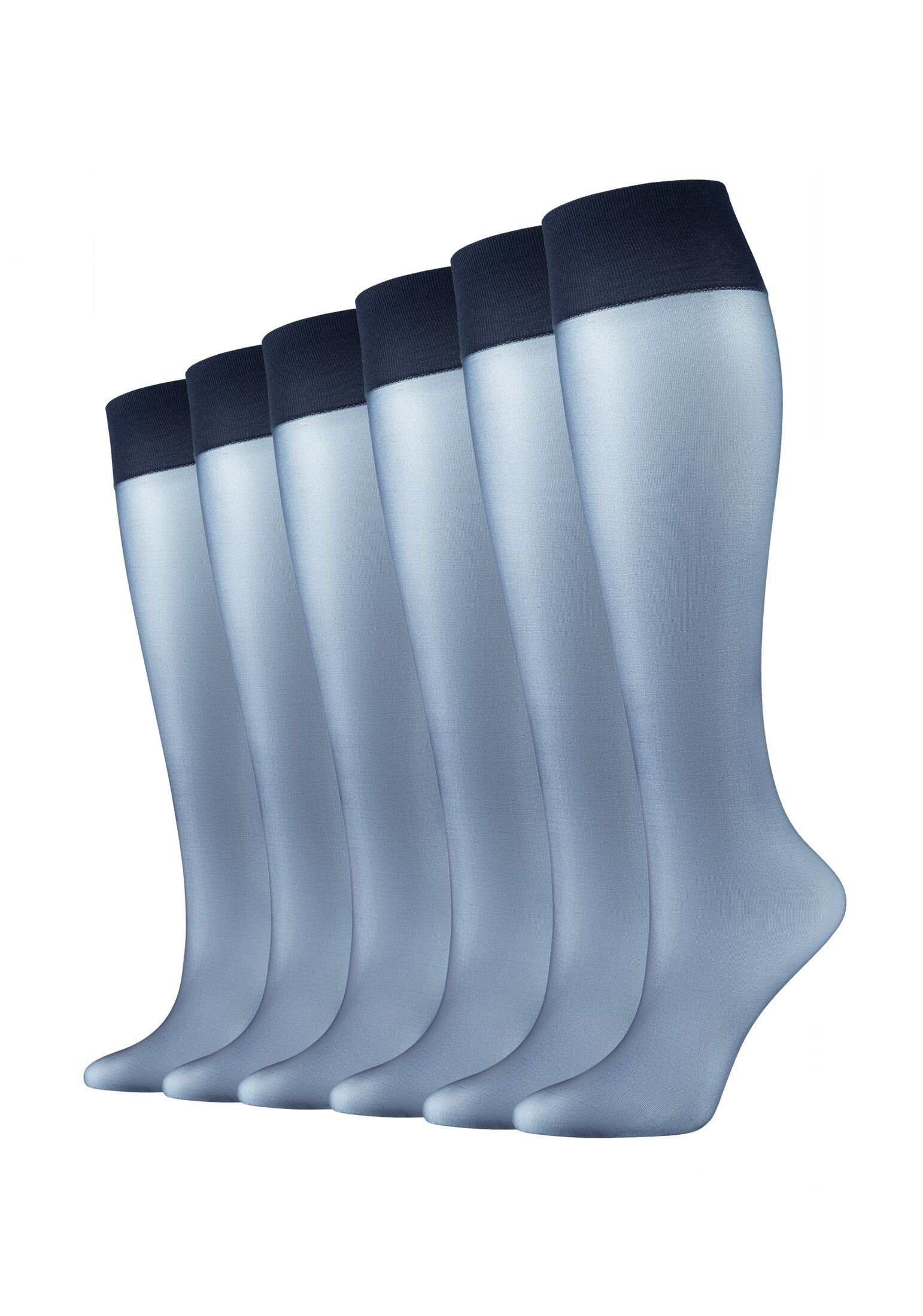 6er Pack Kniestrümpfe Kniestrümpfe Camano navy