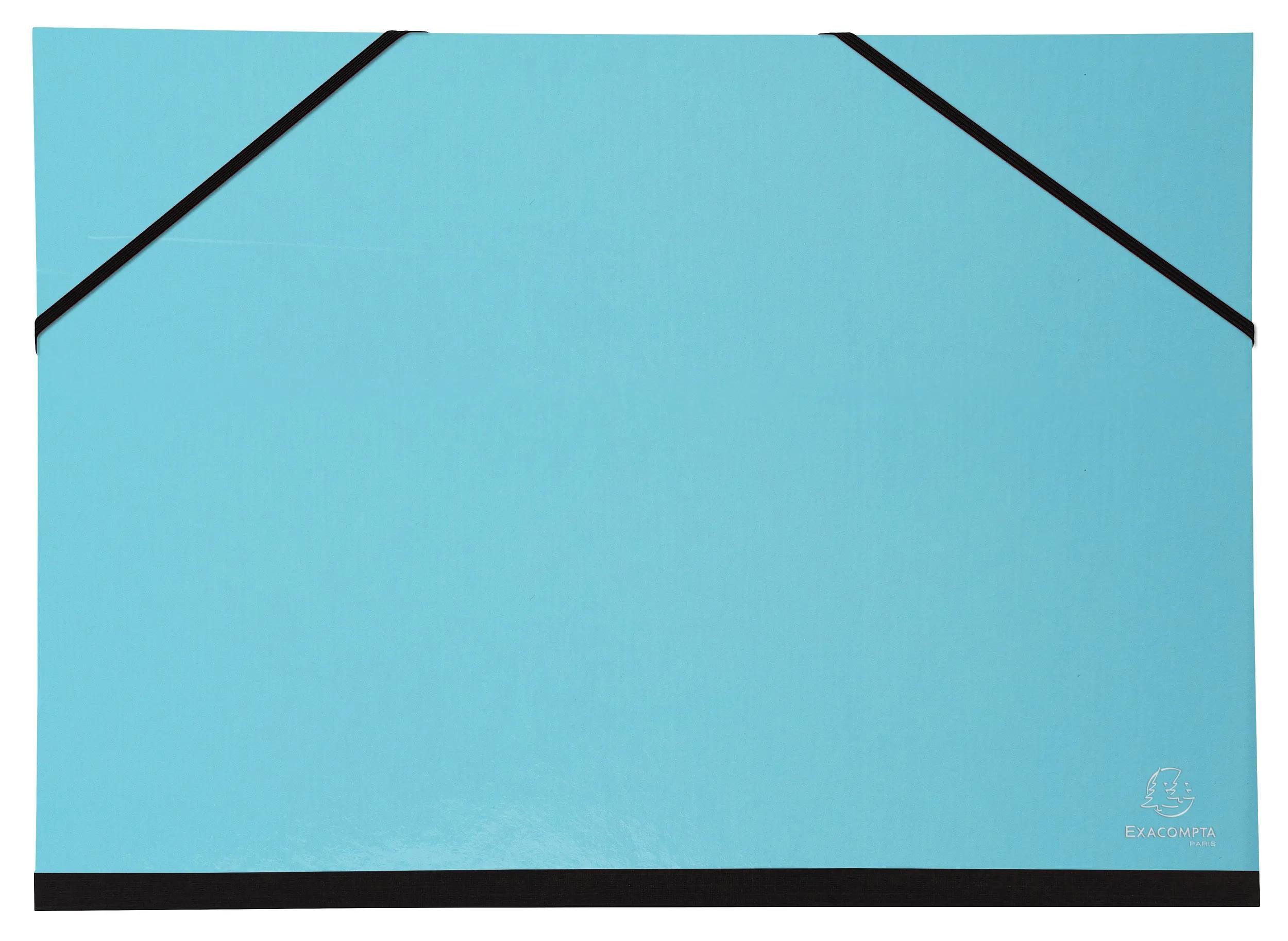 Schreibmappe 10x Zeichenmappe Gummizug 32x45 cm für A3 farbig sortiert 25680E