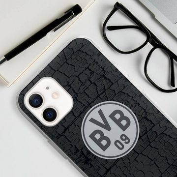 DeinDesign Handyhülle BVB Borussia Dortmund Trikot BVB Trikot Kohle und Stahl, Apple iPhone 12 Silikon Hülle Bumper Case Handy Schutzhülle