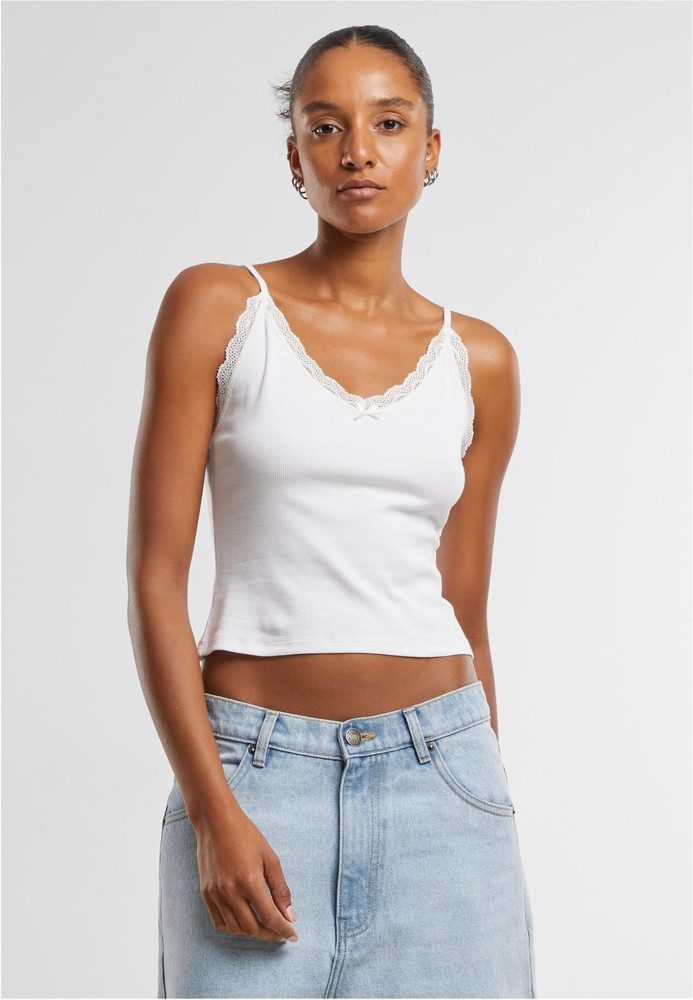 URBAN CLASSICS Shirttop Ladies V-Neck Lace Top 2-Pack – Bild 4 von 5