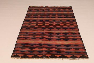 Orientteppich Kelim Fars 130x195 Handgewebter Orientteppich / Perserteppich, Nain Trading, rechteckig, Höhe: 4 mm