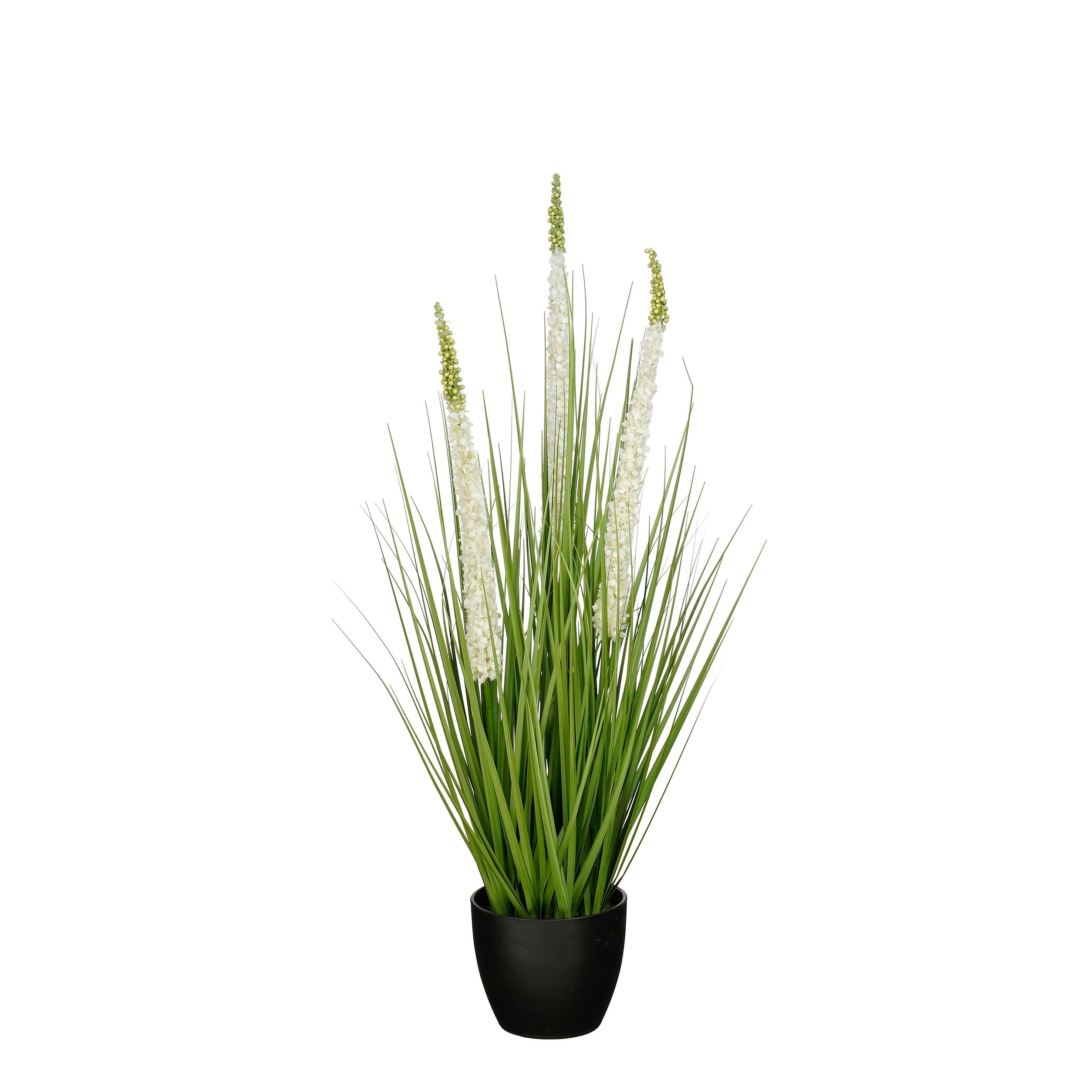 Kunstpflanze Mica Decorations Eremurus – H80 x Ø25 cm – Grün, Weiß, Mica Decorations, Höhe 80 cm