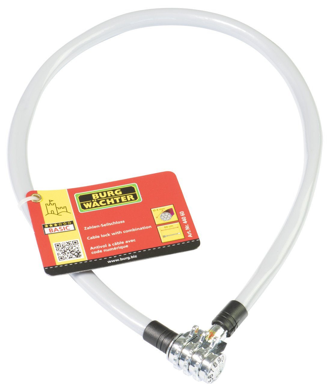 Burg Wächter Seilschloss Burg Wächter Seilschloss 440 60 600mm Ø 5mm