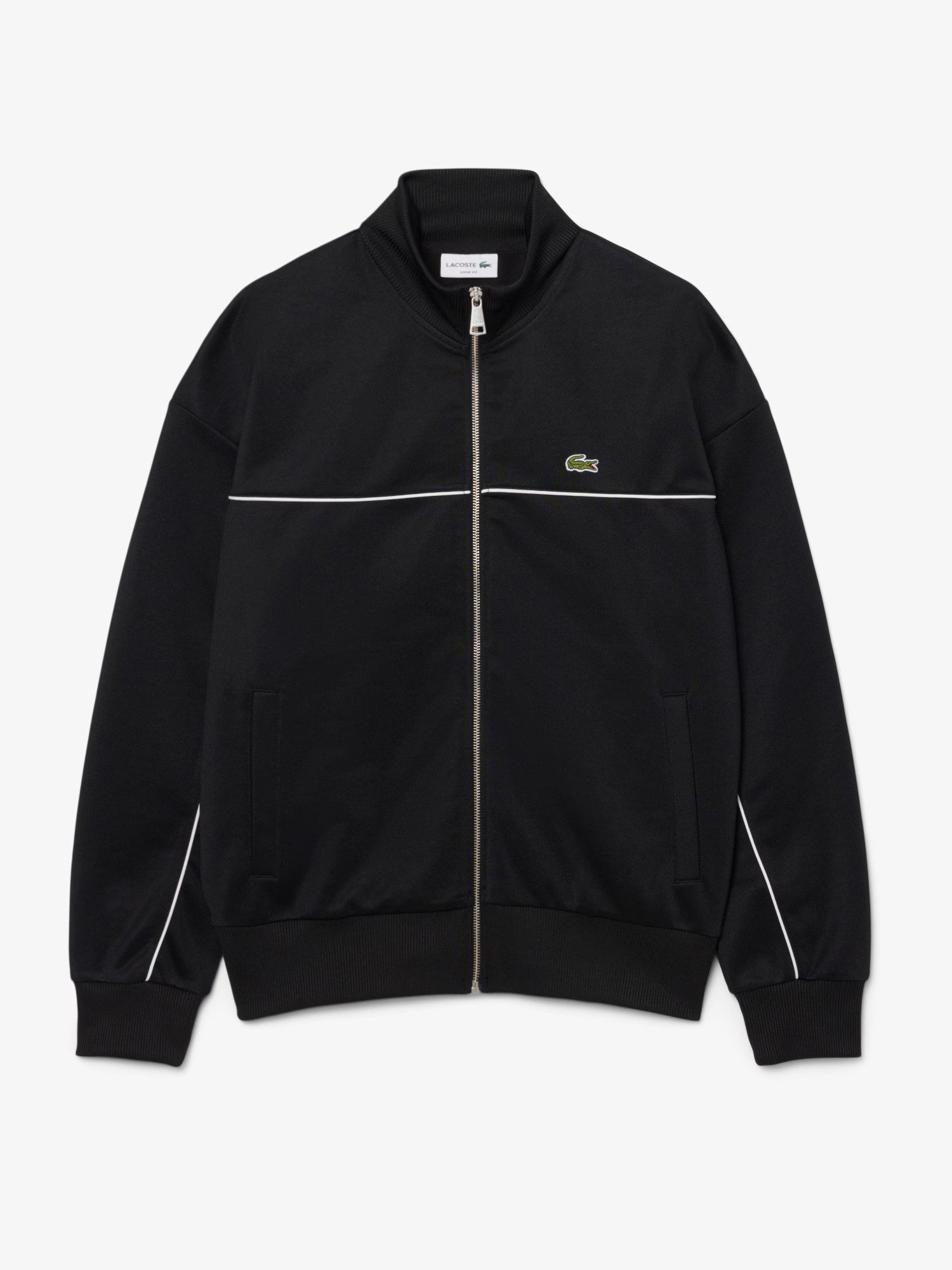 Lacoste Trainingsjacke Lacoste Zipped Piqué Track Jacket günstig online kaufen