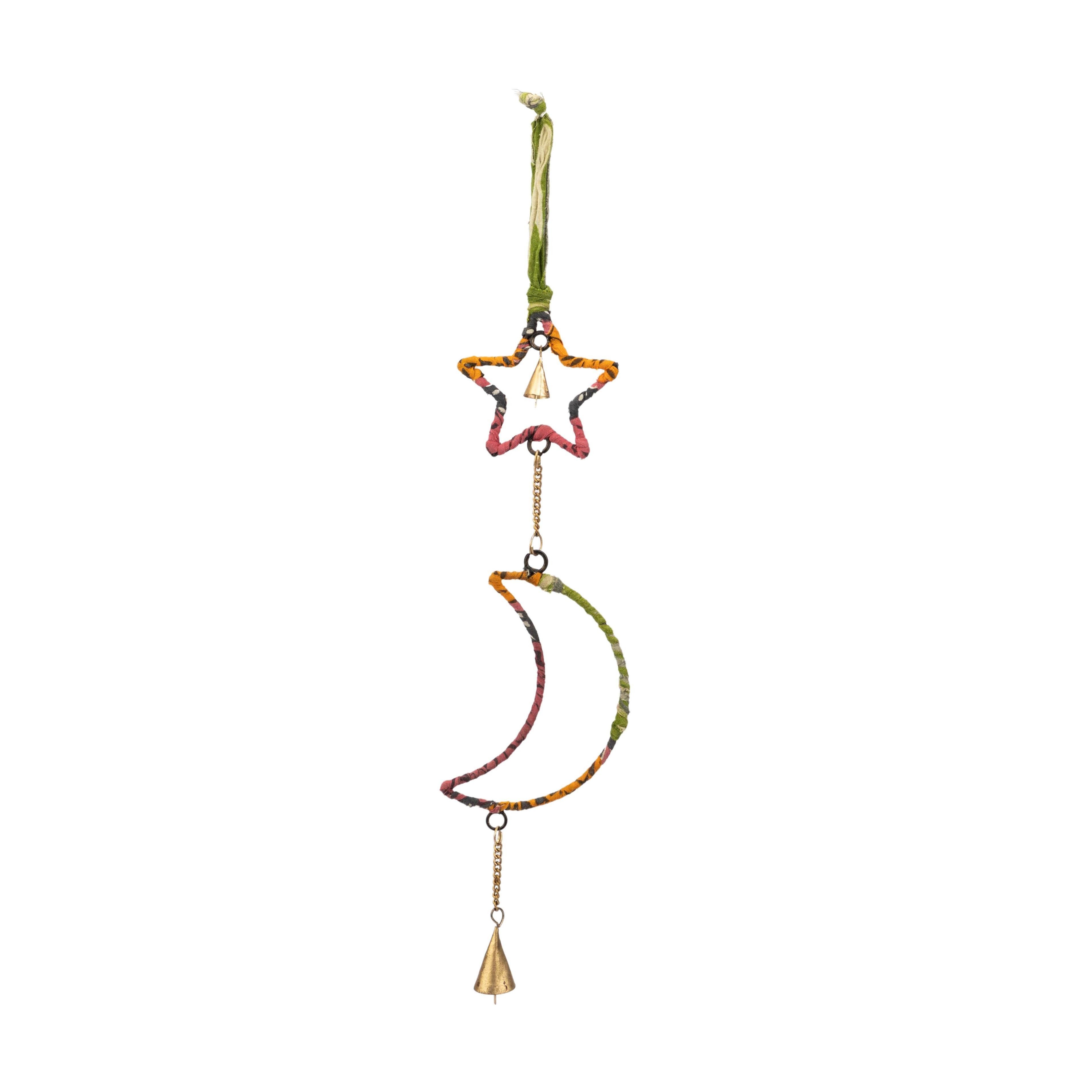 El Puente Windspiel Windspiel "Mond und Stern", Handmade, Fair Trade