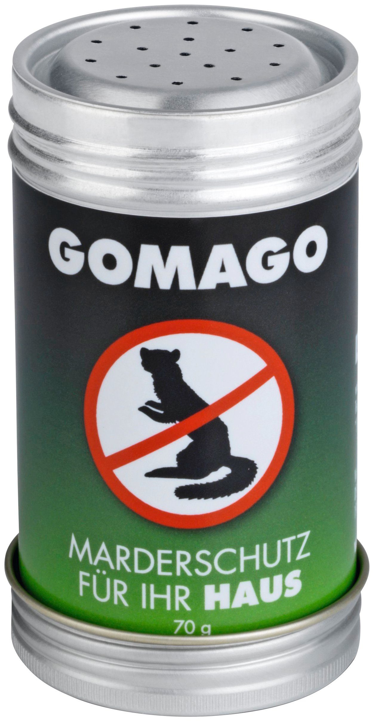 GOMAGO Vergrämungsmittel Marderschutz Haus, 70 g, 2-St., Mardervergrämung,  2er-Set