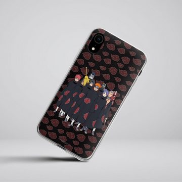 DeinDesign Handyhülle Akatsuki Naruto Shippuden Offizielles Lizenzprodukt Akatsuki Group, Apple iPhone Xr Silikon Hülle Bumper Case Handy Schutzhülle