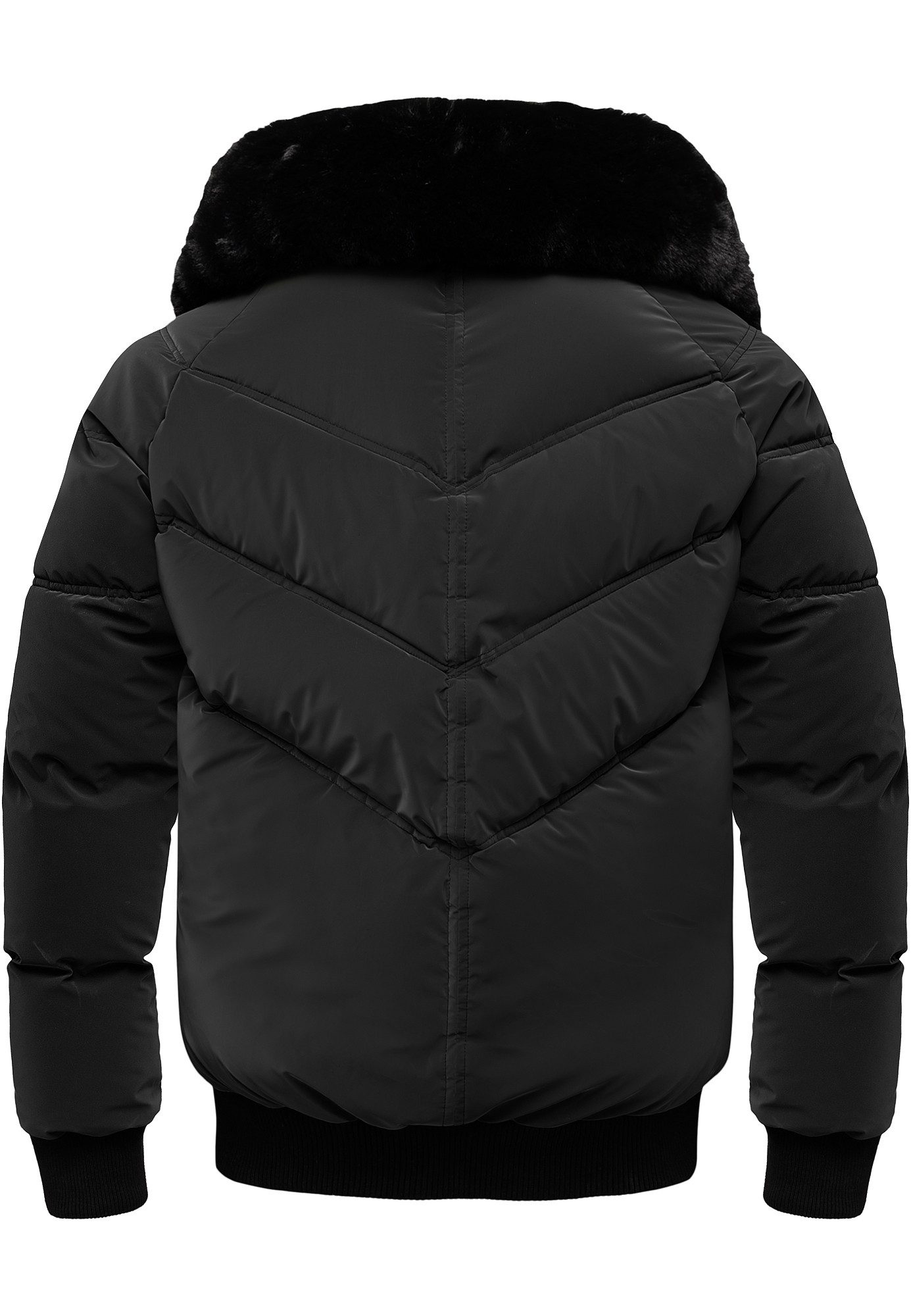 Amaci&Sons Winterjacke AUGUSTA Winterjacke Herren Gefütterte Dicke Winter Jacke für Männer mit Kragen