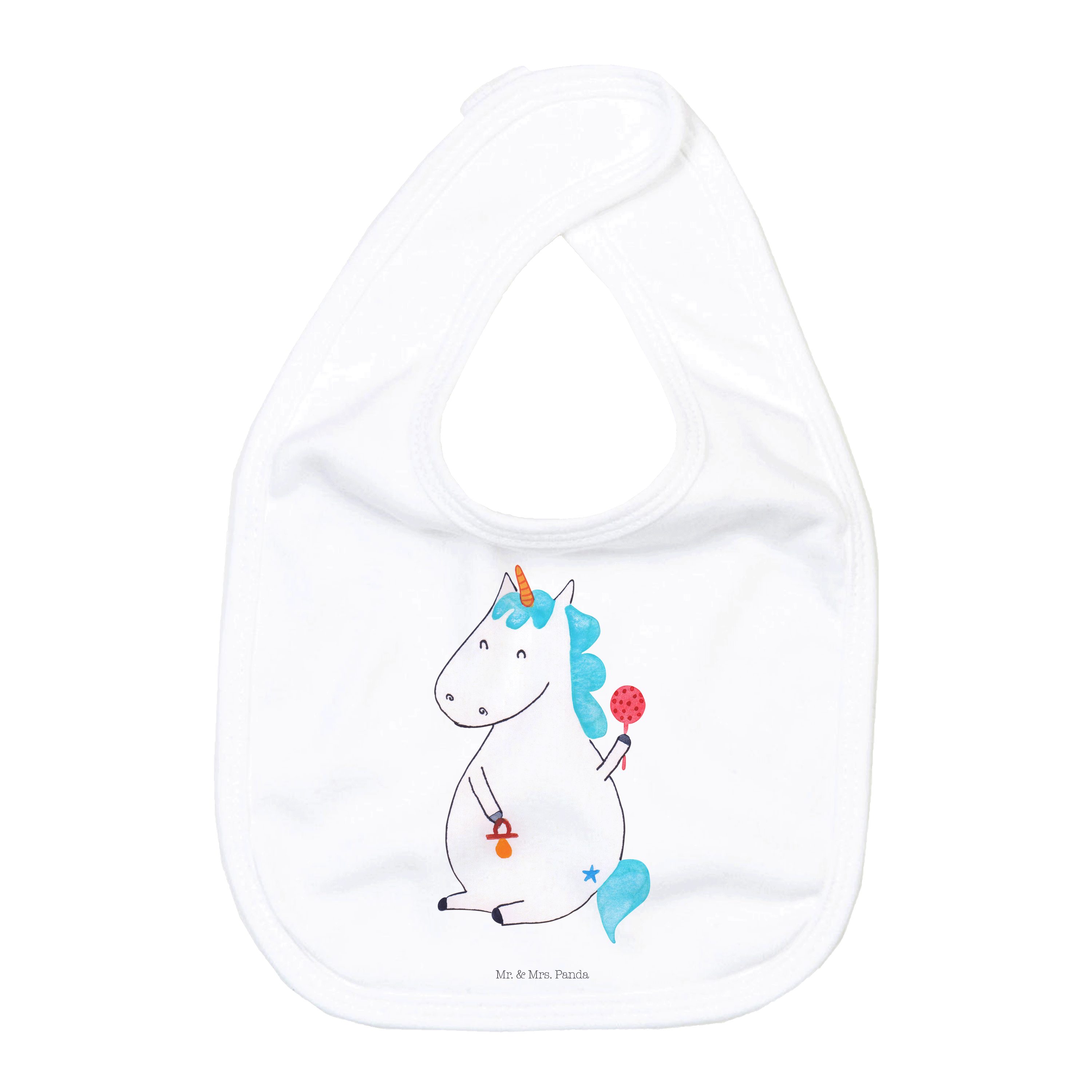 Tragetuch Einhorn Baby - Weiß - Geschenk, Eltern, Unicorn, erstes Kind, Einhörn
