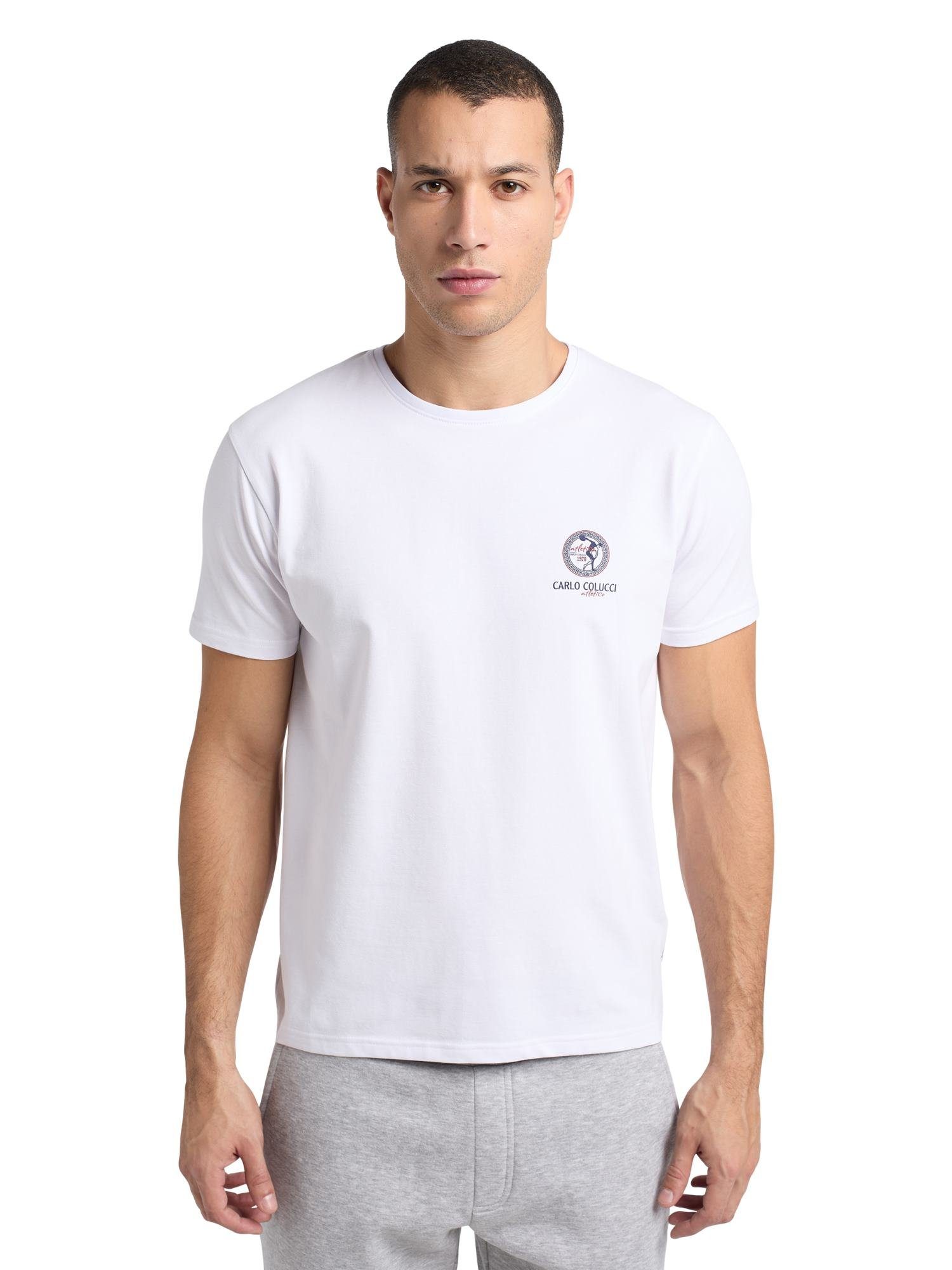 CARLO COLUCCI T-Shirt De Petris Weiß