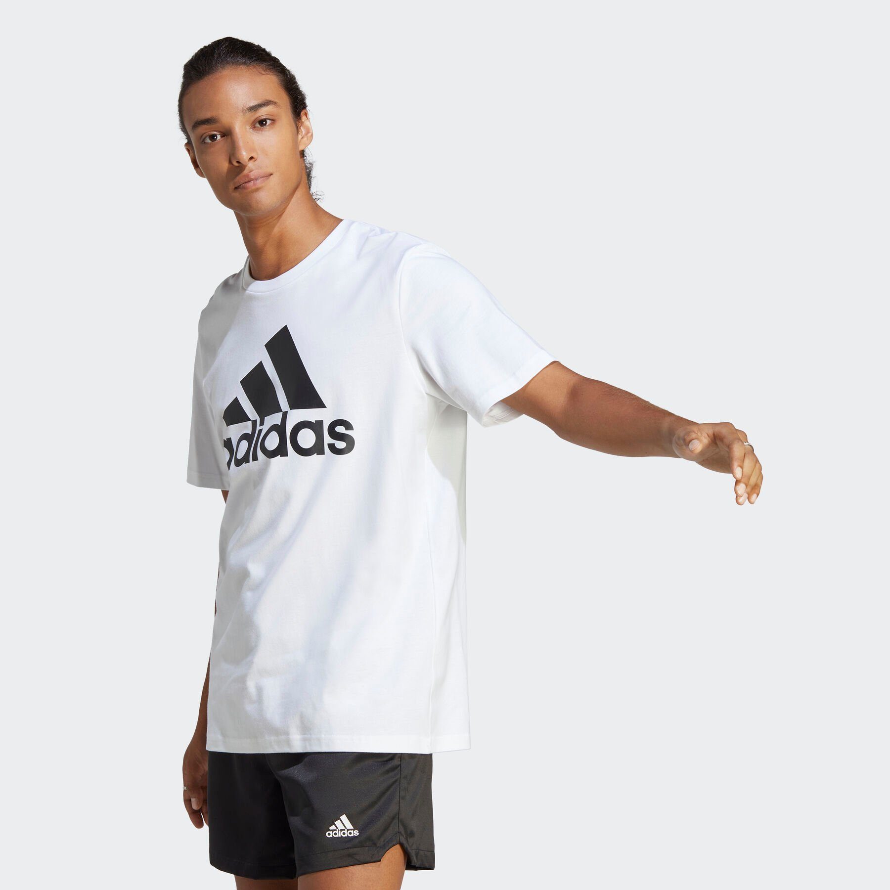 adidas Sportswear White M T T-Shirt SJ BL