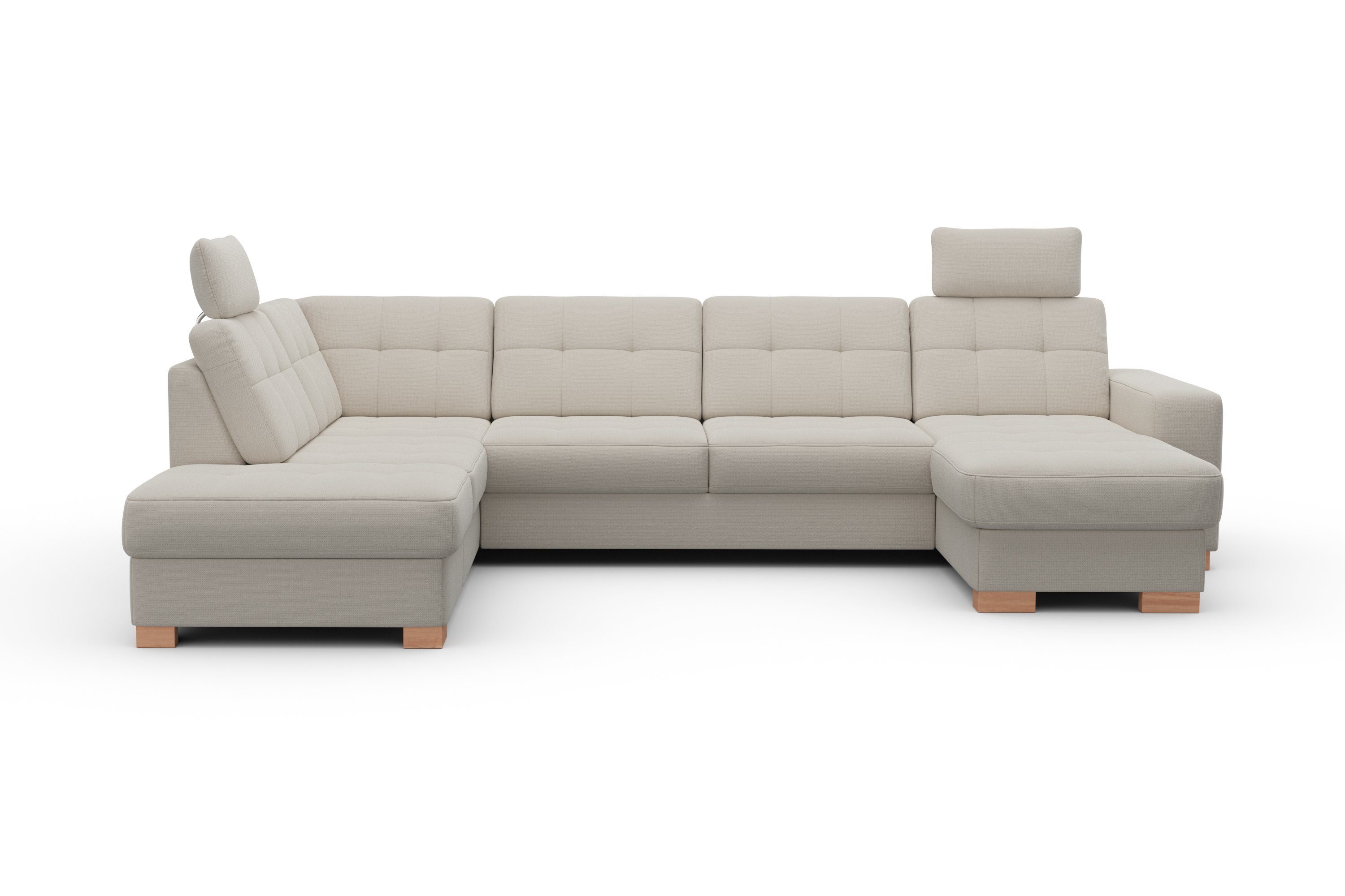 sit&more Wohnlandschaft Quincy U-Form, wahlweise mit Bettfunktion und Bettkasten. Reduzierter Preis € 2.067,61. Unverbindliche Preisempfehlung € 3.569,00